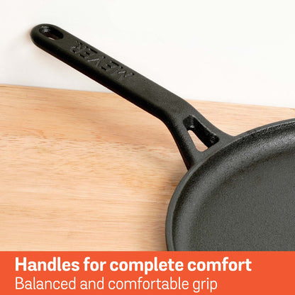 Pre-Seasoned Cast Iron Induction Tawa 24cm