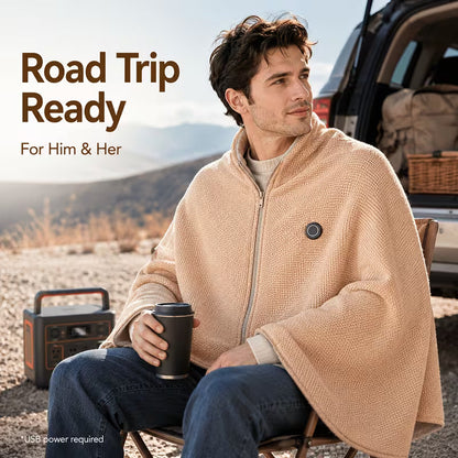 🎁 Give Mom & Dad the Gift of Warmth This Christmas! ❤️ 3 Heat Levels Portable Thermal Wrap